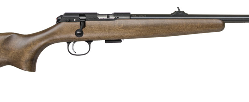CZ 457 SCOUT .22LR 16" THREADED BBL, SINGLE SHOT ADAPTER THREADED, BEECH