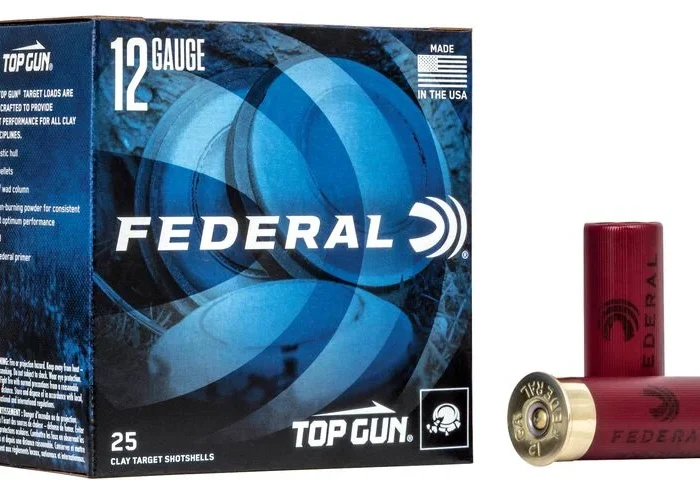 FEDERAL TOP GUN 12GA 2-3/4" 2-3/4DE 1OZ 8 25 RD/BX 10 BX/CS