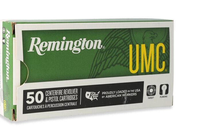 REMINGTON 40 S&W 165GR FMJ UMC 50 RND PK 50 RD/BX 10 BX/CS