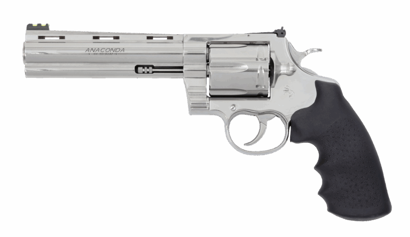 COLT TARGET ANACONDA STAINLESS REVOLVER 44MAG 6" 6RD