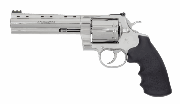 COLT TARGET ANACONDA STAINLESS REVOLVER 44MAG 6" 6RD