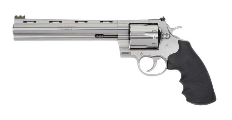 COLT TARGET ANACONDA STAINLESS REVOLVER 44MAG 8" 6RD