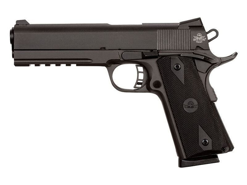 Rock Island Armory TAC Standard FS .45 ACP 1911 Pistol and Rubber Grip
