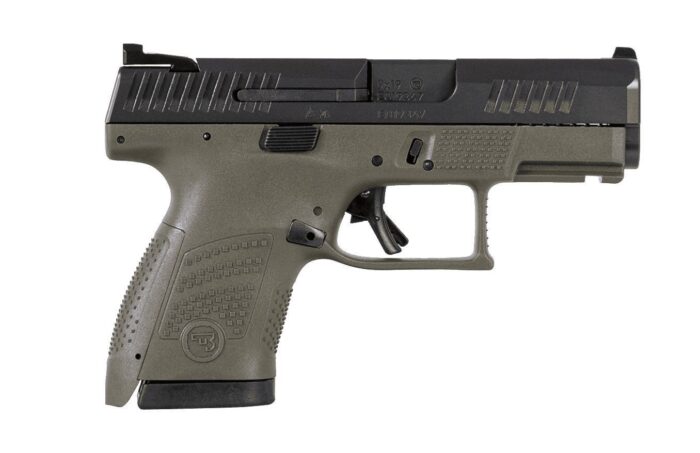 CZ P-10S 9mm OD Green Semi-Automatic 12 Round Sub-Compact Pistol