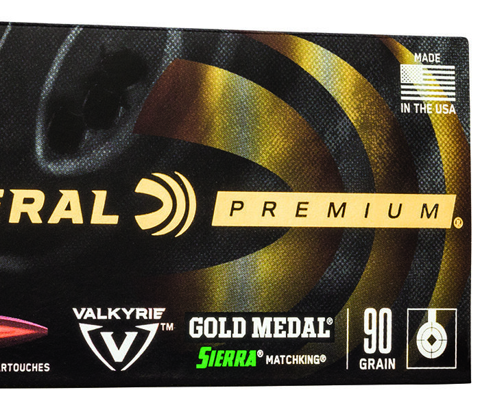 Federal GM224VLK1 Premium Gold Medal 224Valkyrie 90gr Sierra MatchKing BTHP 20 Per Box/10 Case