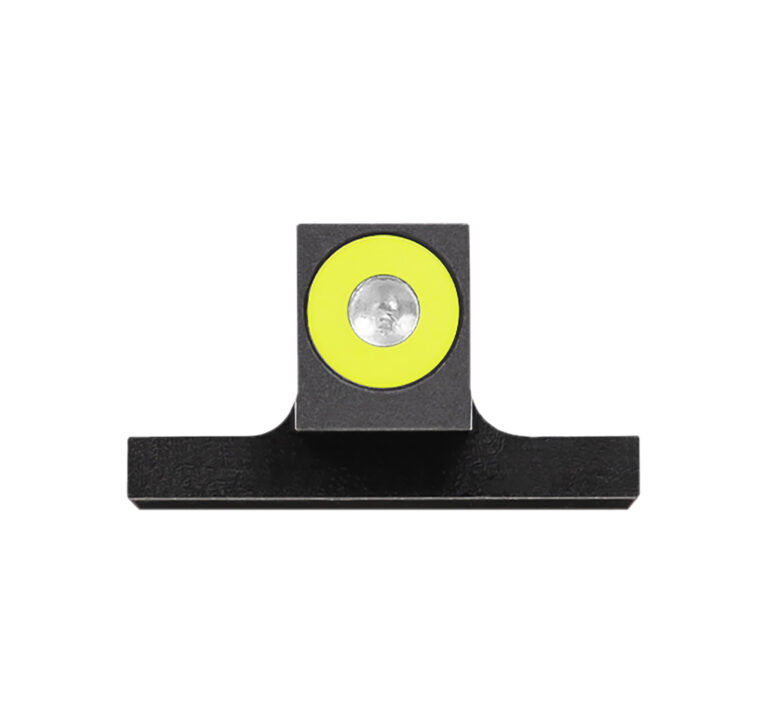 Night Fision SAW200001YGX Tritium Front Sight for Smith & Wesson  Green Tritium Yellow Outline M&P/Shield/SD9VE