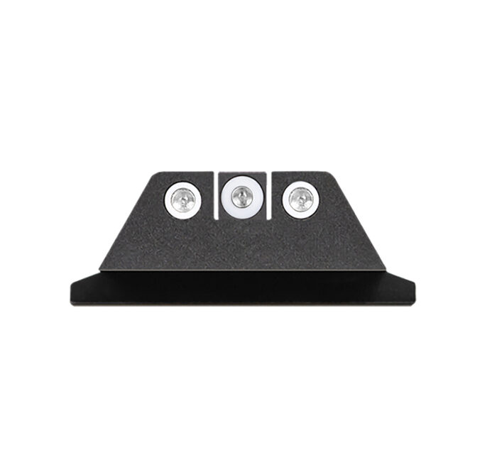 Night Fision SAW201003WGW Tritium Night Sights for Smith & Wesson  Green Tritium White Outline Front Sight-Green Tritium White Outline Rear Sight M&P/M&P M2.0