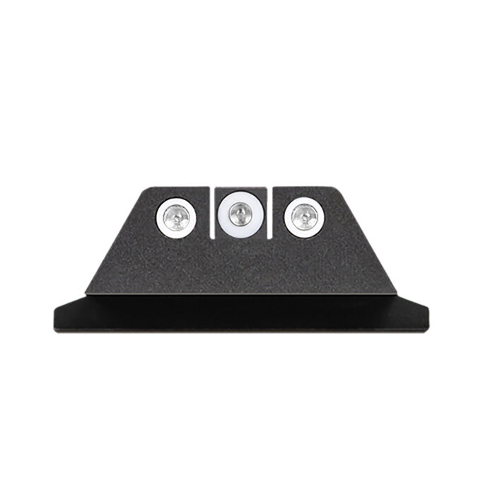 Night Fision SAW201003WGW Tritium Night Sights for Smith & Wesson  Green Tritium White Outline Front Sight-Green Tritium White Outline Rear Sight M&P/M&P M2.0