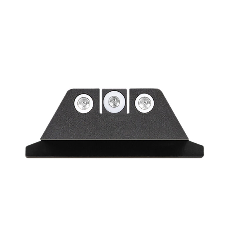 Night Fision SAW201003WGW Tritium Night Sights for Smith & Wesson  Green Tritium White Outline Front Sight-Green Tritium White Outline Rear Sight M&P/M&P M2.0