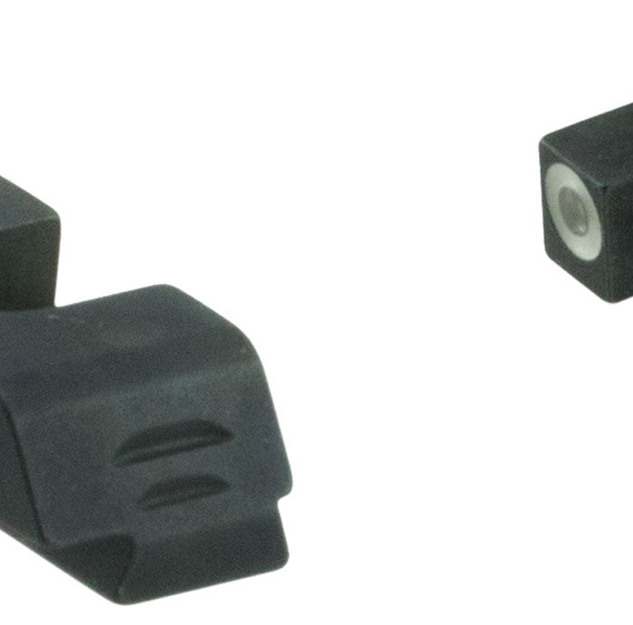 AmeriGlo GL5113 Classic Tritium Sight Set for Glock  Green Tritium White Outline Front Sight-Green Tritium White Outline Rear Sight