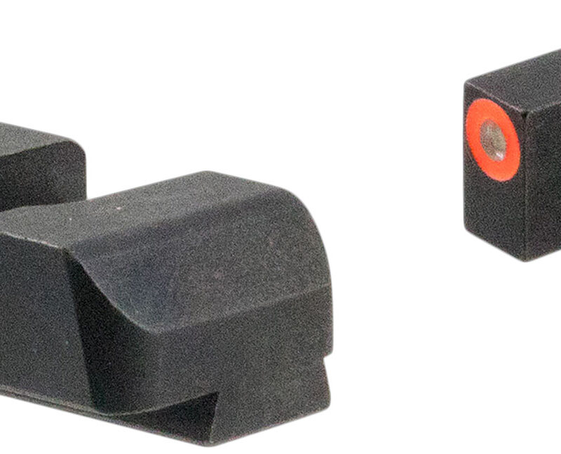 AmeriGlo GL5201 i-Dot Sight  Set for Glock  Green Tritium Orange Outline Front Sight-Green Tritium Rear Sight