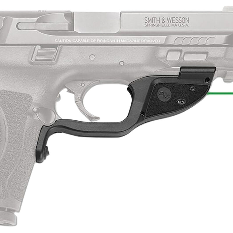 Crimson Trace 0174501 LG-362G Green Laserguard  Black Smith & Wesson M&P M2.0 Full Size/Compact/Subcompact