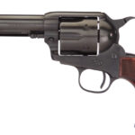 Taylors & Company 550885DE Runnin Iron Black Rock 45 Colt (LC) Caliber with 4.75" Barrel, 6rd Capacity Cylinder, Overall Black Nitride Finish Steel, Checkered Walnut Grip & Overall Taylor Polish 2 100994