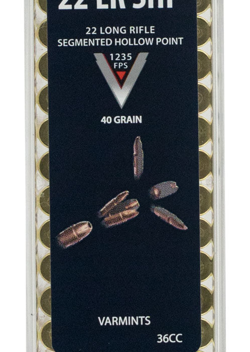 CCI 36CC Mini-Mag High Velocity 22LR 40gr Segmented Hollow Point 100 Per Box/50 Case