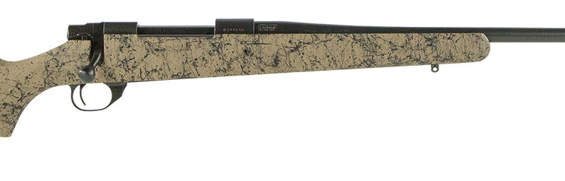 Howa HHS62602 M1500 HS Precision 270 Win 5+1 22" Barrel, Black Steel Receiver, Tan w/Black Webbing HS Precision Synthetic Stock