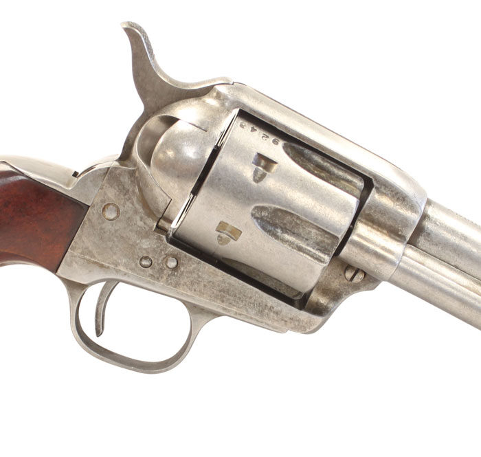 Taylors & Company 555111 1873 Cattleman 45 Colt (LC) Caliber with 4.75" Barrel, 6rd Capacity Cylinder, Overall Antique Finish Steel & Walnut Grip