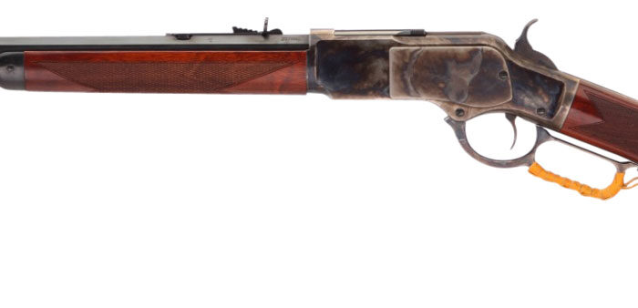Taylors & Company 550239COM 1873 Comanchero 357 Mag Caliber with 10+1 Capacity, 18" Blued Barrel, Color Case Hardened Metal Finish & Walnut Straight Stock Right Hand (Full Size)
