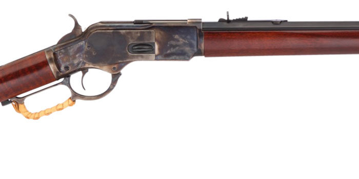 Taylors & Company 550172COM 1873 Comanchero 45 Colt (LC) Caliber with 10+1 Capacity, 20" Blued Barrel, Color Case Hardened Metal Finish & Walnut Straight Stock Right Hand (Full Size)