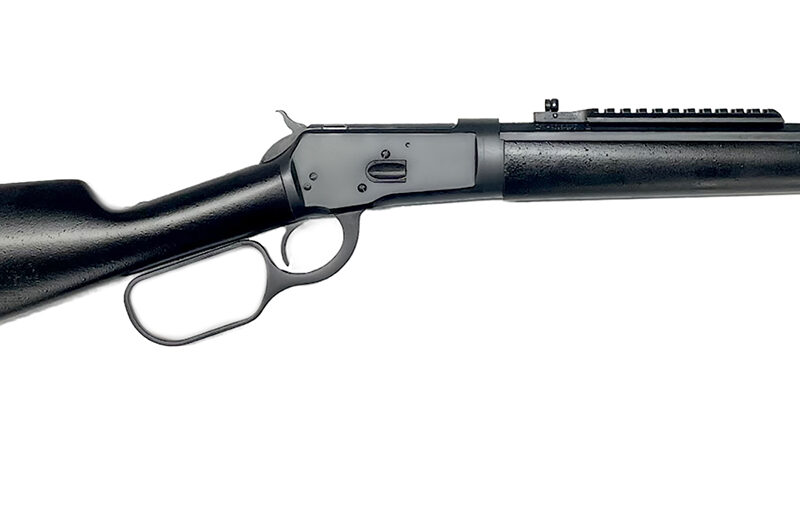 Taylors & Company 220093 1892 Alaskan Take-Down 44 Rem Mag Caliber with 7+1 Capacity, 16" Barrel, Matte Black Metal Finish & SoftTouch Black Synthetic Stock Right Hand (Full Size)