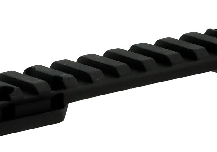 Talley POO252735 Browning X-Bolt Picatinny Rail  Black Anodized Short Action 0 MOA
