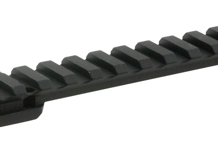 Talley PLO252735 Browning X-Bolt Picatinny Rail  Black Anodized Long Action 0 MOA