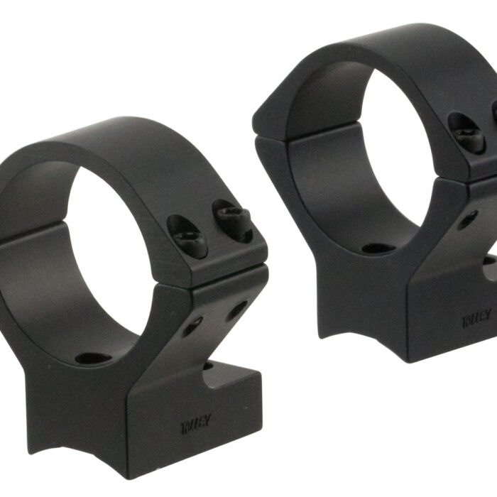 Talley 740725 Scope Mount/Ring Combo  Black Anodized 30mm Tube Savage Round Receiver with AccuTrigger (110 Series/A17/A22) Medium Rings