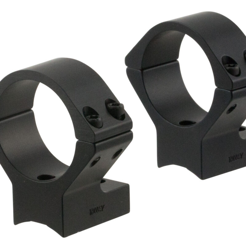 Talley 740725 Scope Mount/Ring Combo  Black Anodized 30mm Tube Savage Round Receiver with AccuTrigger (110 Series/A17/A22) Medium Rings