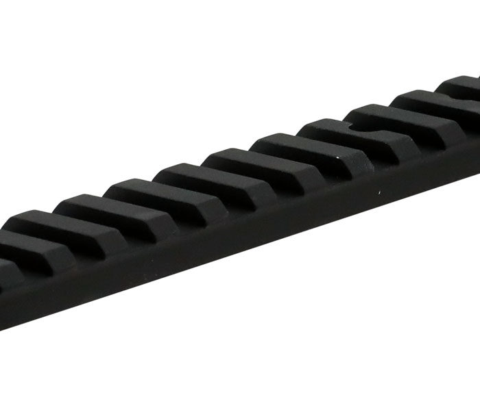 Talley POO252714 Picatinny Rail  Black Anodized Aluminum Tikka T3/T3x Short Action 0 MOA