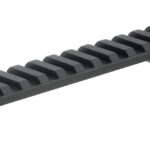 Talley POO252705 Picatinny Rail Black Anodized Aluminum Weatherby Mark V Magnum Action 0 MOA 2 102805