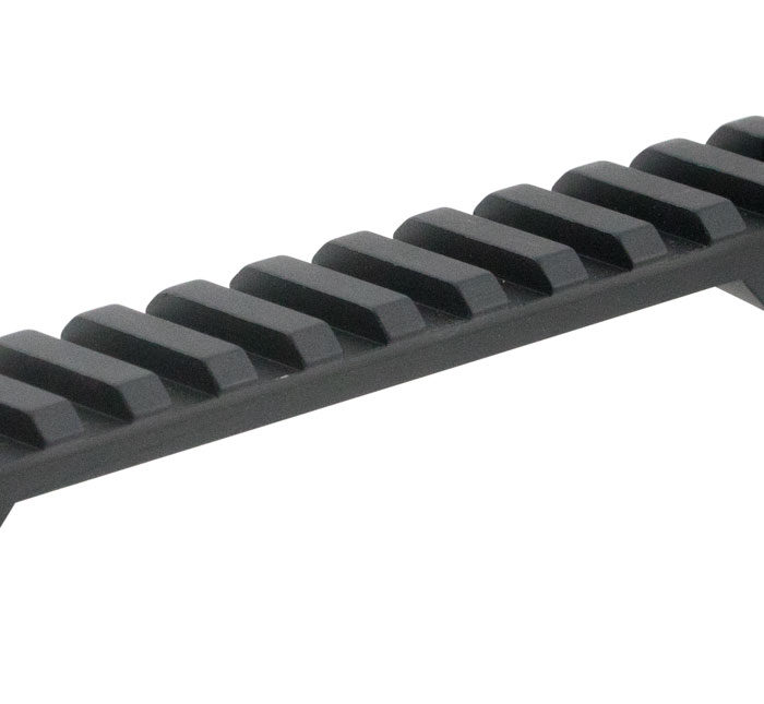 Talley POO252705 Picatinny Rail  Black Anodized Aluminum Weatherby Mark V Magnum Action 0 MOA