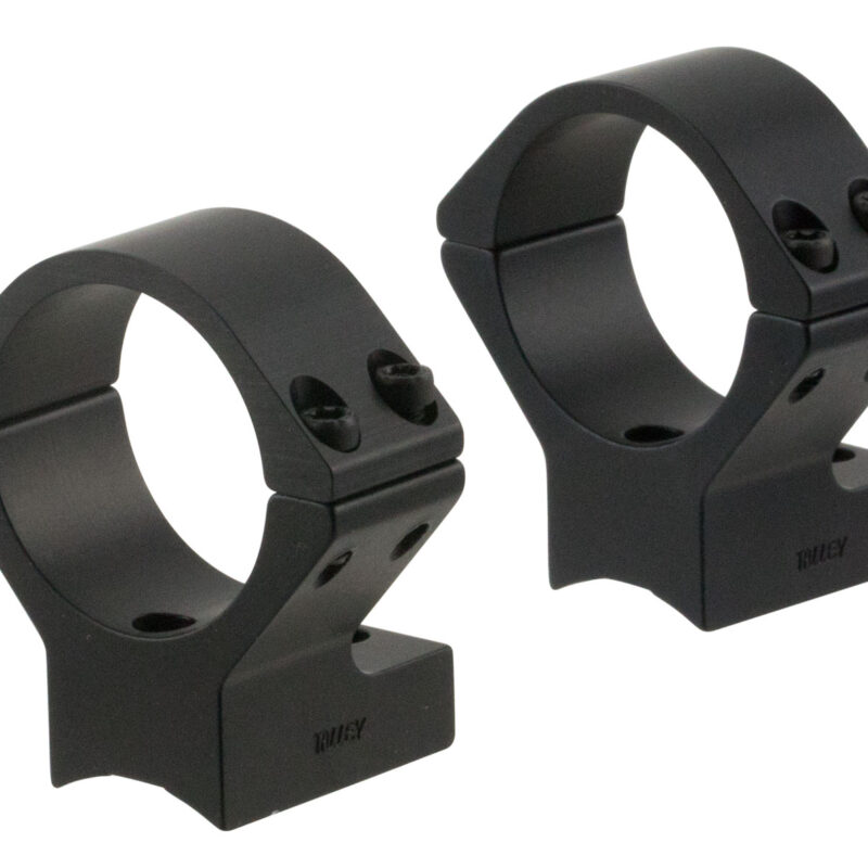 Talley 740734 Scope Mount/Ring Combo  Black Anodized 30mm Tube Weatherby Vanguard Medium Rings