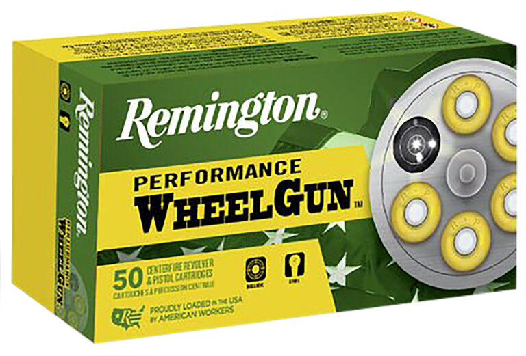 Remington Ammunition 22267 Performance WheelGun  38Special 148gr Target Master Wad Cutter 50 Per Box/10 Case