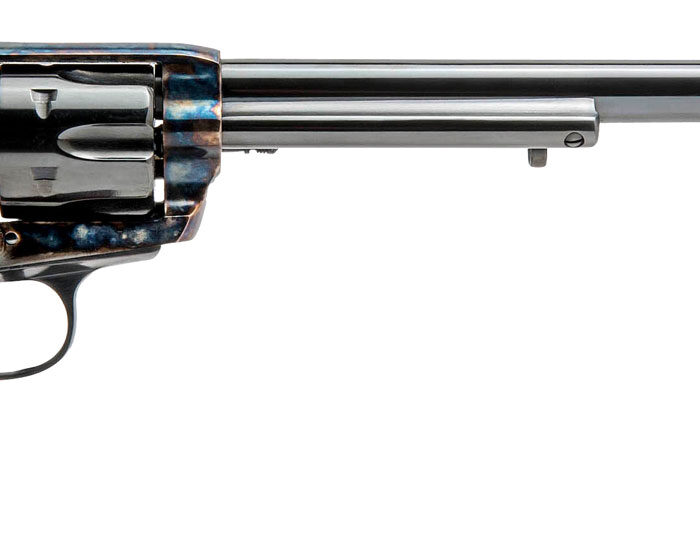 Cimarron CA558 Wyatt Earp Frontier Buntline Hollywood Series 45 Colt (LC) 6rd 10" Blued Steel Barrel & Cylinder Old Model Case Hardened Steel Frame with Walnut Grip