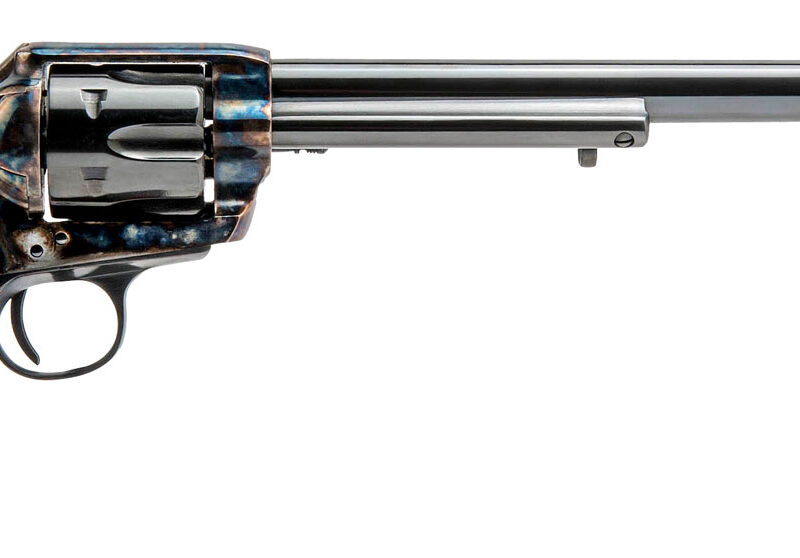 Cimarron CA558 Wyatt Earp Frontier Buntline Hollywood Series 45 Colt (LC) 6rd 10" Blued Steel Barrel & Cylinder Old Model Case Hardened Steel Frame with Walnut Grip