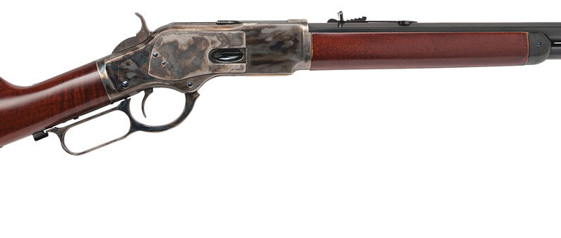 Cimarron CA271 1873 Short Full Size 38 Special 357 Mag 10+1 20" Blued Octagon Barrel, Color Case Hardened Stainless Steel Receiver, Fixed Walnut Stock, Right Hand