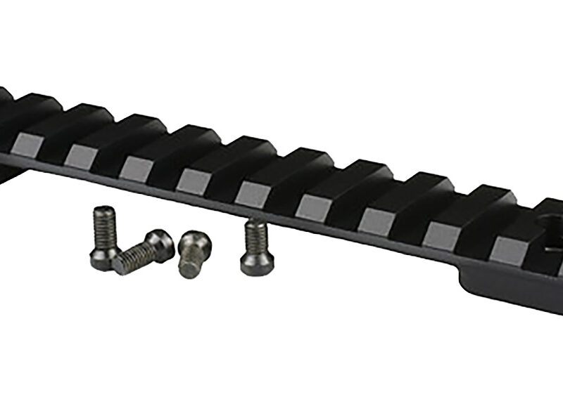 Warne 76T3M Mountain Tech Tactical Rail Black Anodized Aluminum Tikka  T3/T3X Rifle Short Action, 0 MOA