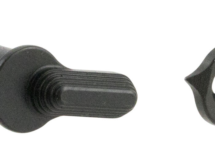 Troy Ind SSDTAMBS0BT00 Safety Selector  Black Hardcoat Anodized AR-Platform Ambidextrous