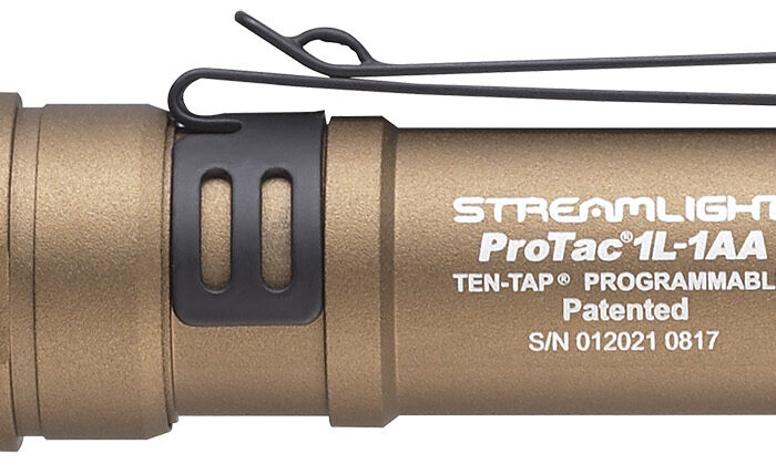 Streamlight 88073 ProTac 1L-1AA Everyday Carry Flashlight  Coyote 40/150/350 Lumens White C4 LED