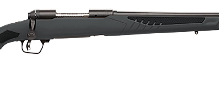Savage Arms 57173 110 Hunter Full Size 6.5 Creedmoor 4+1 24" Matte Black Button-Rifled Barrel, Matte Black Drilled & Tapped Carbon Steel Receiver, Adj AccuStock Matte Gray Synthetic Stock, Right Hand