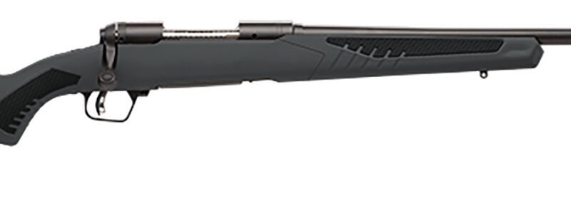 Savage Arms 57173 110 Hunter Full Size 6.5 Creedmoor 4+1 24" Matte Black Button-Rifled Barrel, Matte Black Drilled & Tapped Carbon Steel Receiver, Adj AccuStock Matte Gray Synthetic Stock, Right Hand