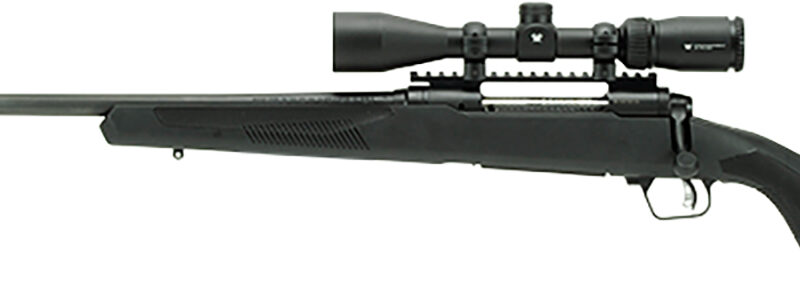 Savage Arms 57323 110 Apex Hunter XP 25-06 Rem 4+1 24", Matte Black Metal, Synthetic Stock, Vortex Crossfire II 3-9x40mm Scope, Left Hand