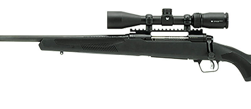 Savage Arms 57326 110 Apex Hunter XP 7mm Rem Mag 3+1 24", Matte Black Metal, Synthetic Stock, Vortex Crossfire II 3-9x40mm Scope, Left Hand