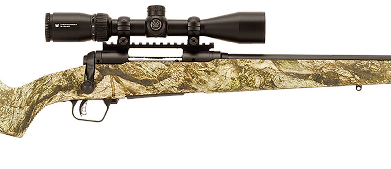 Savage Arms 57356 110 Apex Predator XP 223 Rem 4+1 20", Matte Black Metal, Mossy Oak Mountain Country Synthetic Stock, Vortex Crossfire II 4-12x44mm