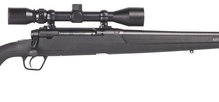 Savage Arms 57263 Axis XP Full Size 270 Win 4+1 22" Matte Black Sporter Barrel, Matte Black Carbon Steel Receiver Drilled & Tapped, Matte Black Fixed Synthetic Stock, Weaver 3-9x40mm Scope, Right Hand