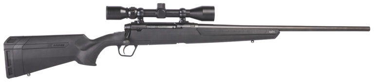 Savage Arms 57263 Axis XP Full Size 270 Win 4+1 22" Matte Black Sporter Barrel, Matte Black Carbon Steel Receiver Drilled & Tapped, Matte Black Fixed Synthetic Stock, Weaver 3-9x40mm Scope, Right Hand