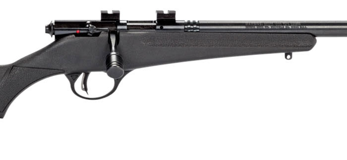 Savage Arms 13834 Rascal FLV-SR Youth 22 LR 1rd 16.12" Matte Blued Heavy Barrel, Matte Blued Carbon Steel Receiver, Black Synthetic Stock, Right Hand