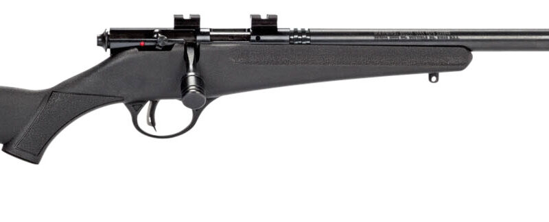 Savage Arms 13834 Rascal FLV-SR Youth 22 LR 1rd 16.12" Matte Blued Heavy Barrel, Matte Blued Carbon Steel Receiver, Black Synthetic Stock, Right Hand