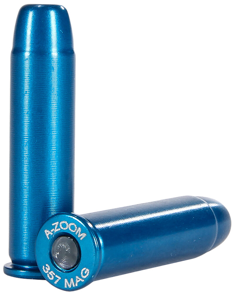 A-Zoom 16319 Blue Snap Caps Revolver 357Mag 12Pack