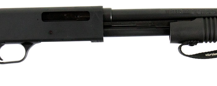 Mossberg 50649 590 Shockwave 410 Gauge Pump 3" 5+1 14.38" Matte Blued Heavy-Walled Barrel, Drilled & Tapped Blued Stainless Steel Receiver, Black Raptor Birdshead Grip