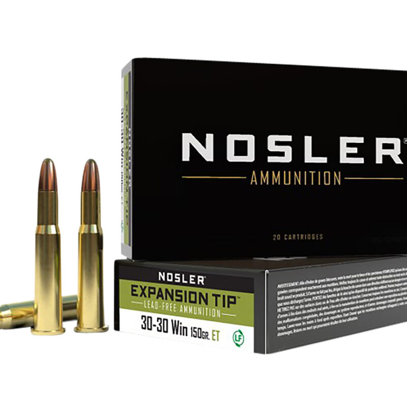 Nosler 40670 E-Tip  30-30Win 150gr E Tip Lead Free 20 Per Box/10 Case